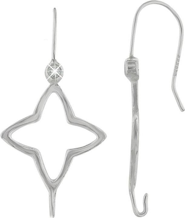 Actual product image Leyda Fishhook Earring Hook with Flower