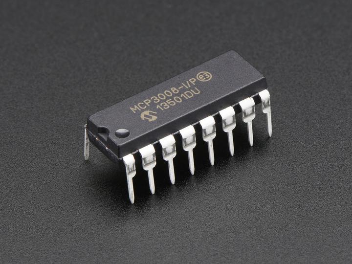 MiC MCP3008 ADC 8 canaux 10 bits avec interface SPI (Kit électronique)