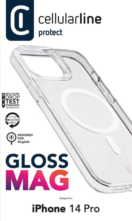 Actual product image Cellularline Gloss Mag Case (Apple iPhone 14 Pro)
