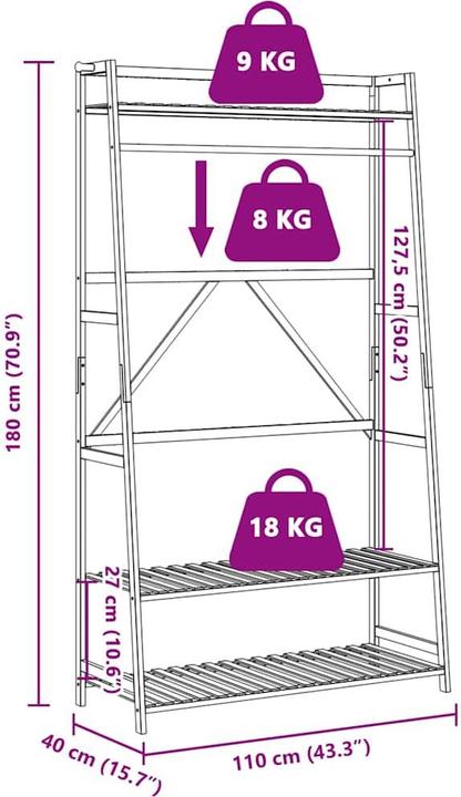 Image du produit vidaXL Kleiderständer