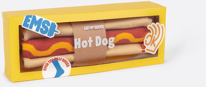 Actual product image Eat My Socks Socks, Hot Dog (Single pack, One size)