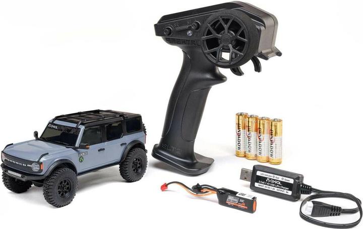 Produktbild Axial Rock Crawler SCX30 Ford Bronco 1:30 RTR Grau (RTR Ready-to-Run)