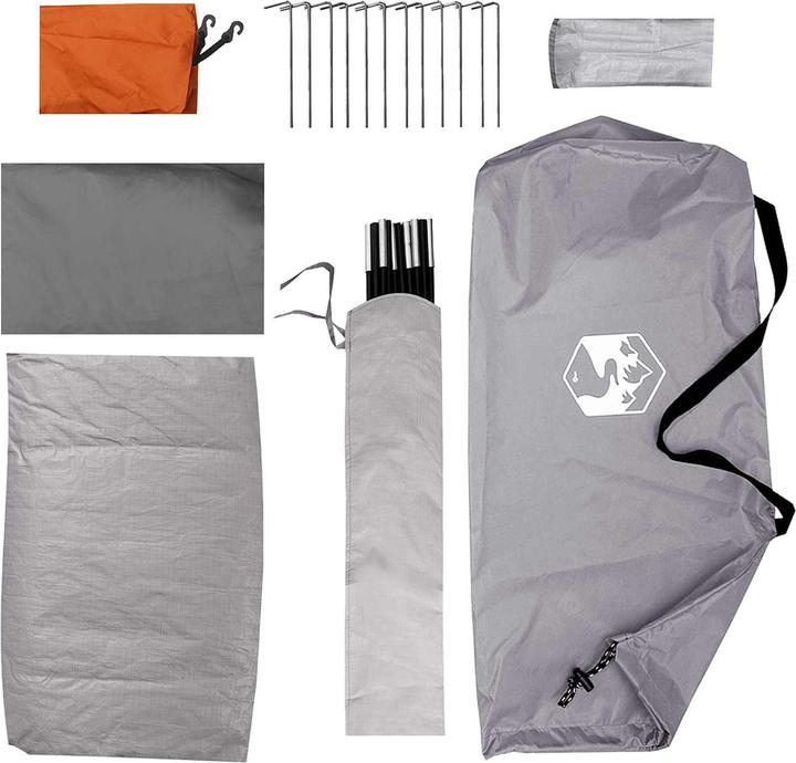 Produktbild vidaXL Campingzelt (4.30 kg, 4 Personen)