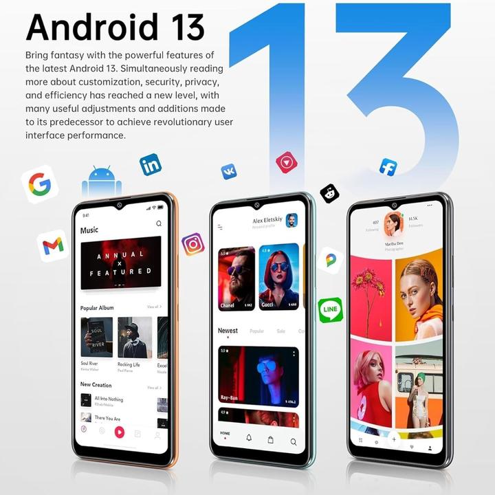 Actual product image Cubot Note 21 (128 GB, Black, 6.56", Dual SIM, 4G)