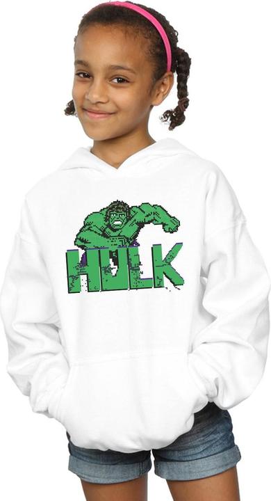 Immagine prodotto Hulk Pixelated Felpa con Cappuccio Ragazze (128)