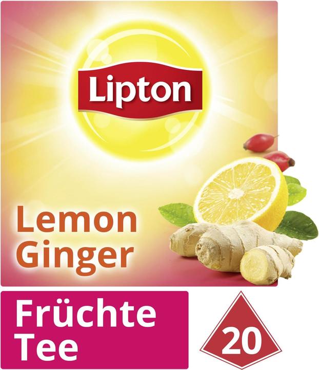 Actual product image Lipton Tea Bag Lemon Ginger (40 g)