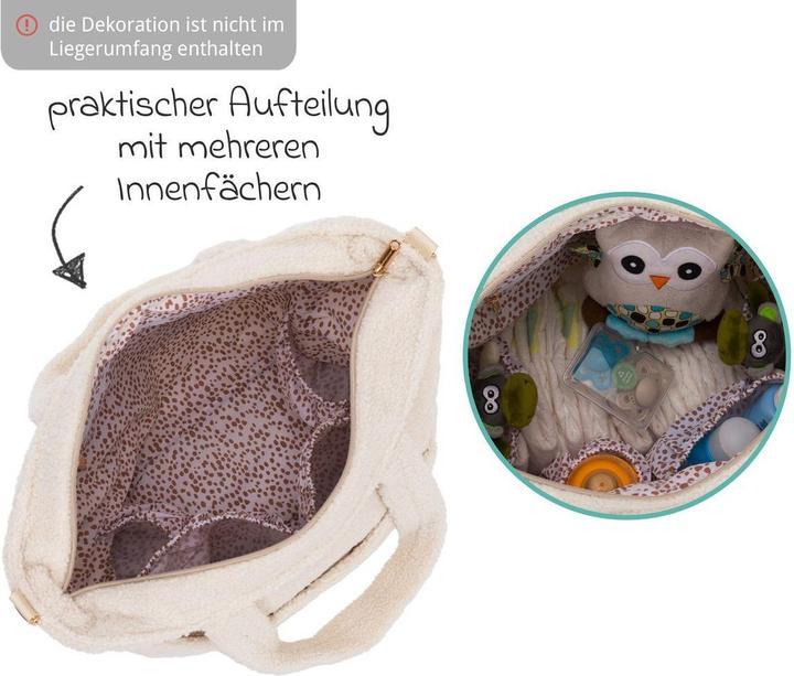 Produktbild Fillikid Wickeltasche Teddy Big Beige