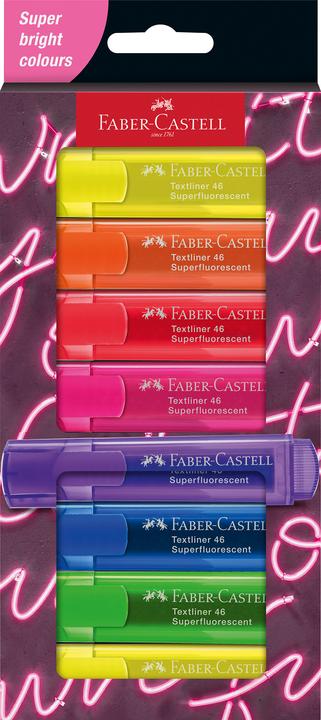 Immagine prodotto Faber-Castell FABER CA. Textliner TL 46 254601 8er Etui GenZ (Colori misti, 5 mm, 8 x)