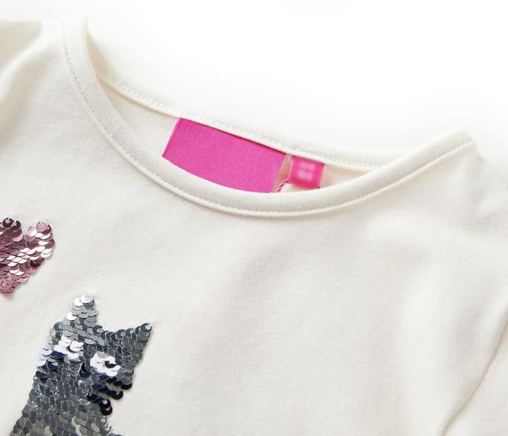 Immagine prodotto vidaXL Camicia da bambino a maniche lunghe ecrù 104,Materiale: 95 % cotone. 5 (104)