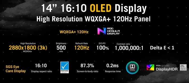 Immagine prodotto ASUS ROG Zephyrus G14 RTX 4070 (14", AMD Ryzen 9 7940HS, 16 GB, 1000 GB, CH)