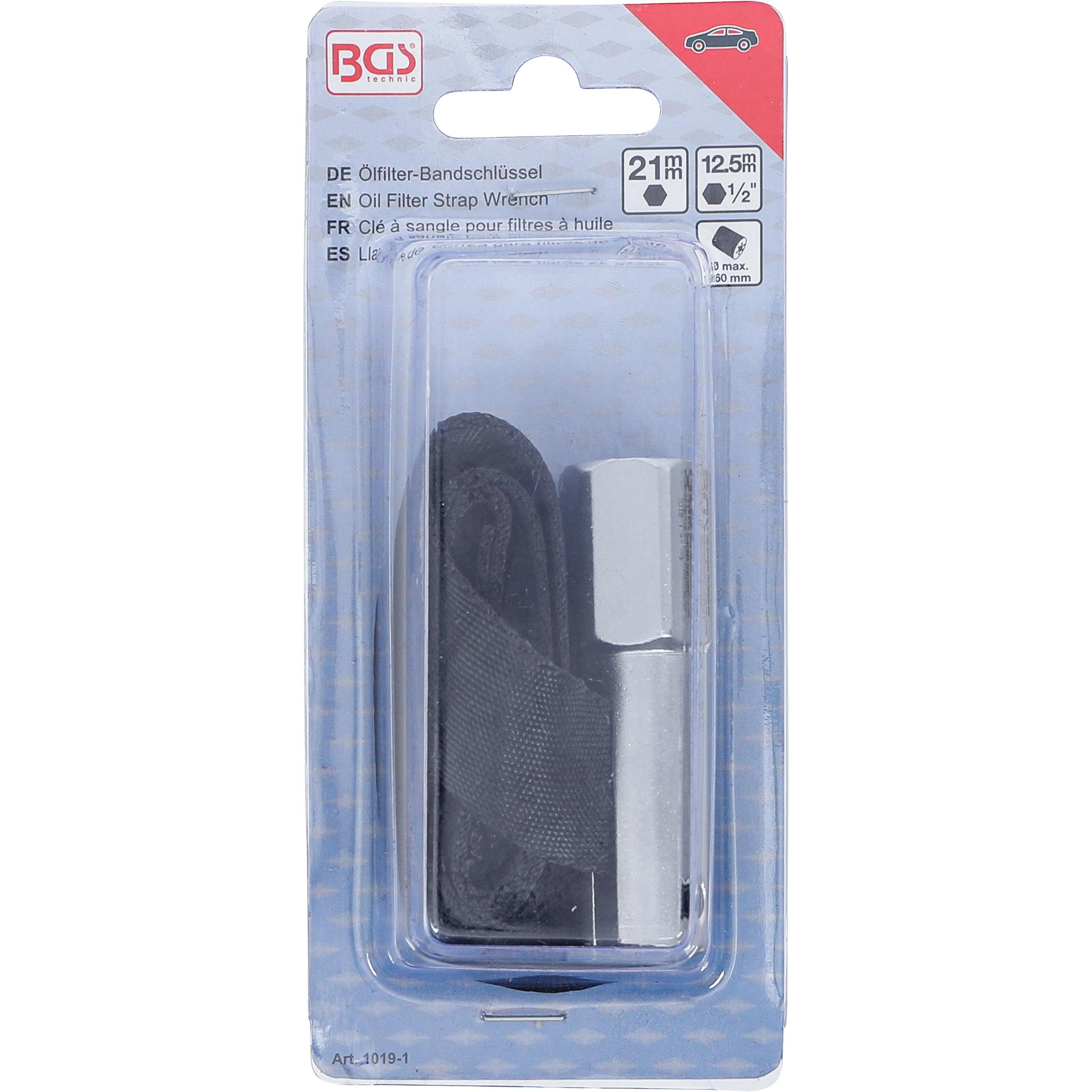 Thumbnail - BGS, Fahrzeug Werkzeug, Ölfilter-Bandschlüssel Ø max. 160 mm