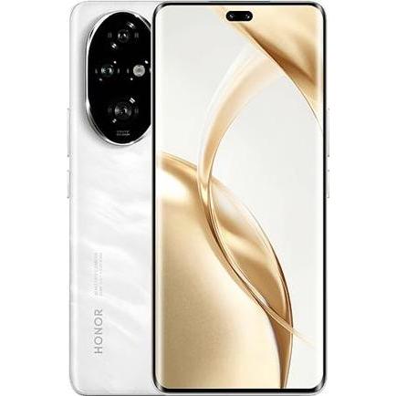 Honor 200 Pro (512 GB, Moonlight White, 6.78", Dual SIM, 50.33 Mpx, 5G), Smartphone, Weiss