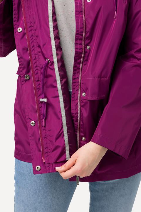 Produktbild Ulla Popken HYPRAR Windbreaker-Jacke, wasserabweisend, Kapuze (46, 48)
