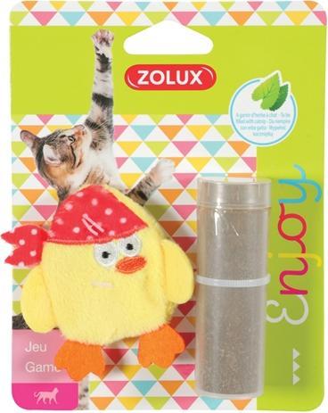 Productafbeelding Zolux PIRATE kattenspeeltje, gele kleur (Speelgoed met kattenkruid)