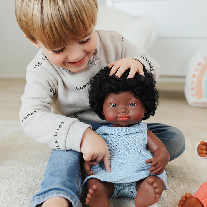 Produktbild Miniland Kleiderset Strick 38cm Kleid & Haarreif