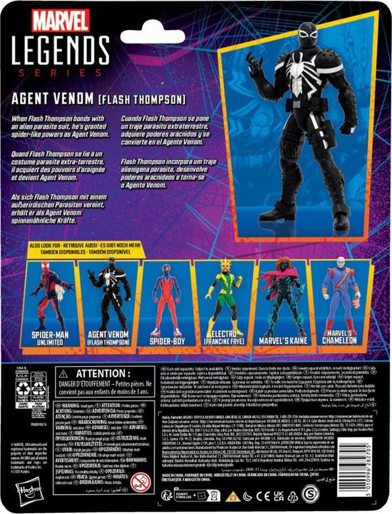 Produktbild Hasbro Spider-Man Marvel Legends Retro Agent Venom (Flash Thompson)