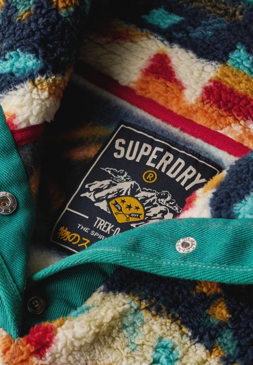 Produktbild Superdry Superweicher Henley-Pullover mit Print (10XL)