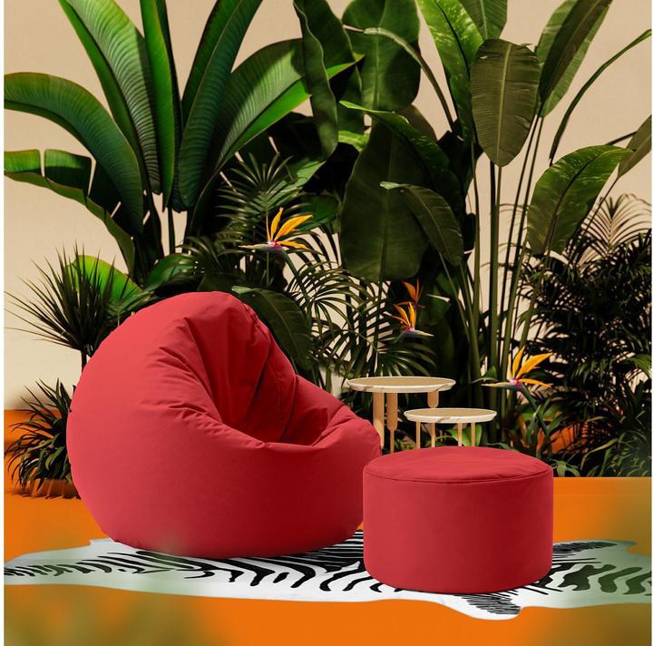Produktbild Lumaland Sitzsack 45 x 25 cm, Rot