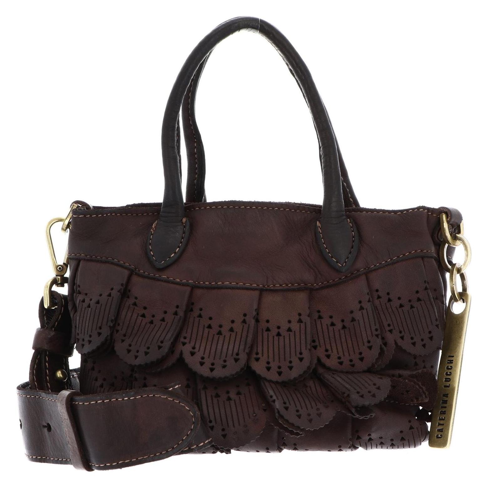 Caterina Lucchi, Damen, Handtasche, Sorrento Dafne Shopping Bag, Braun