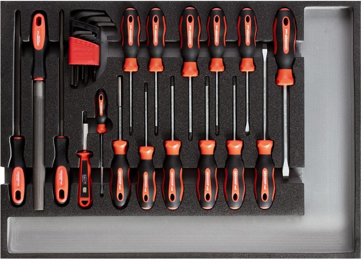 Produktbild Gedore Red red R22350002 Werkzeugsatz Schraubendreher + Feilen CT-Modul 26-teilig