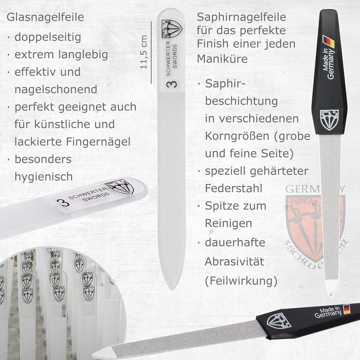 Produktbild Drei Schwerter ‎5413 F N - 8-teiliges Roma Maniküre Set