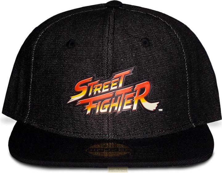 Street Fighter Logo Snapback Cap (One Size)