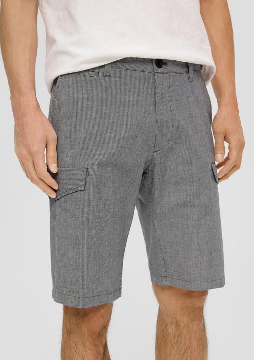 Produktbild s.Oliver Bermuda Regular: Cargoshorts mit feinem Karomuster (30)