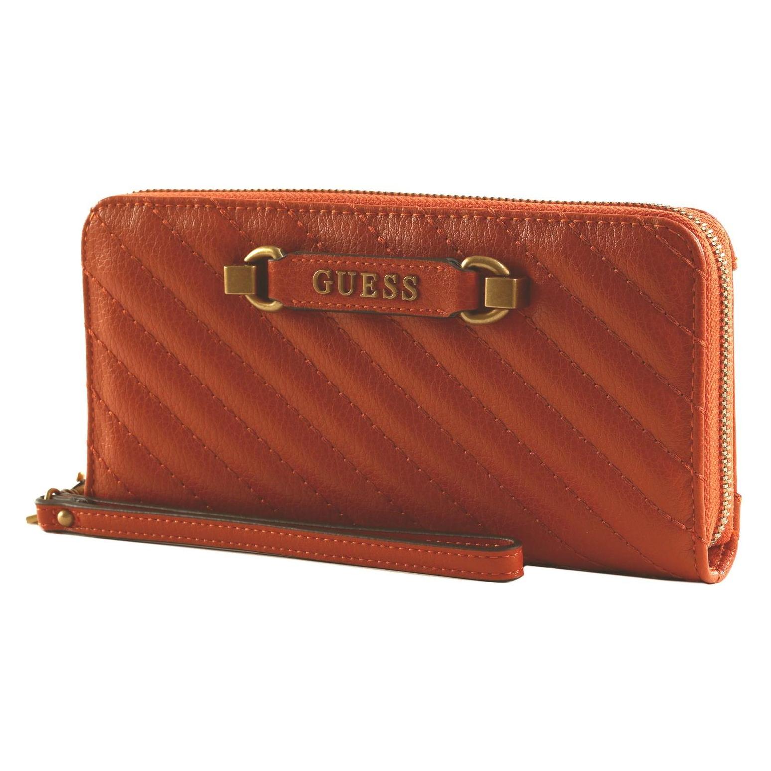 Guess, Damen, Portemonnaie, Sela Slg Zip Around, Orange