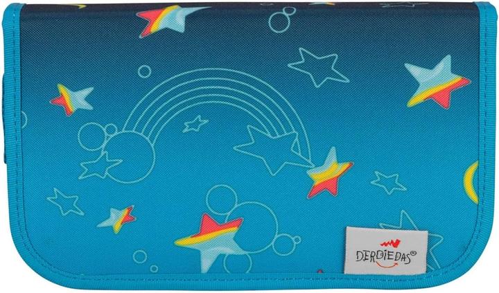 Actual product image Derdiedas ErgoFlex Tiny Exklusiv LED School Backpack Set 5-Piece Rainbow Star (21 l)