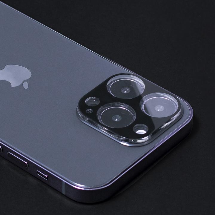 Produktbild Wozinsky 9H gehärtetes Glas für iPhone 15 Full Camera Glass – Schwarz (1 Stück, Apple iPhone 15)