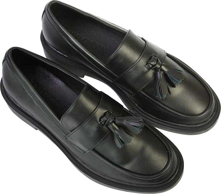 Actual product image XY London Womens/Ladies Alida Tassel Chunky Flat Loafers (37)