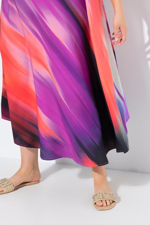 Produktbild Ulla Popken Kleid, A-Linie, V-Ausschnitt, ärmellos (54)