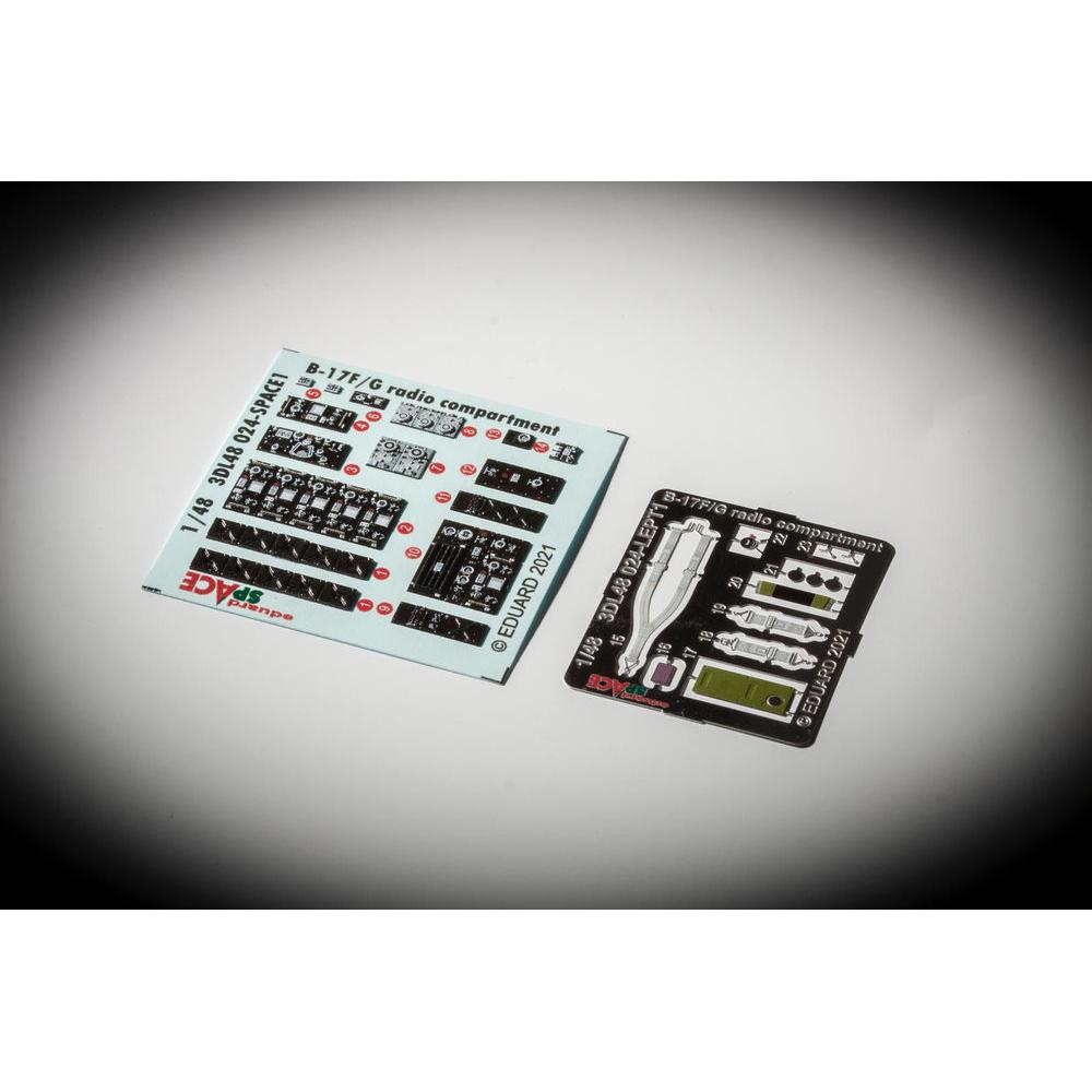 Eduard B-17F/G radio compartment SPACE 1/48 for HKM