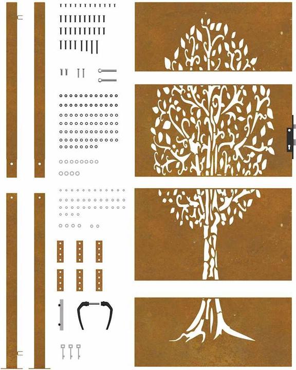 Produktbild vidaXL Gartentor