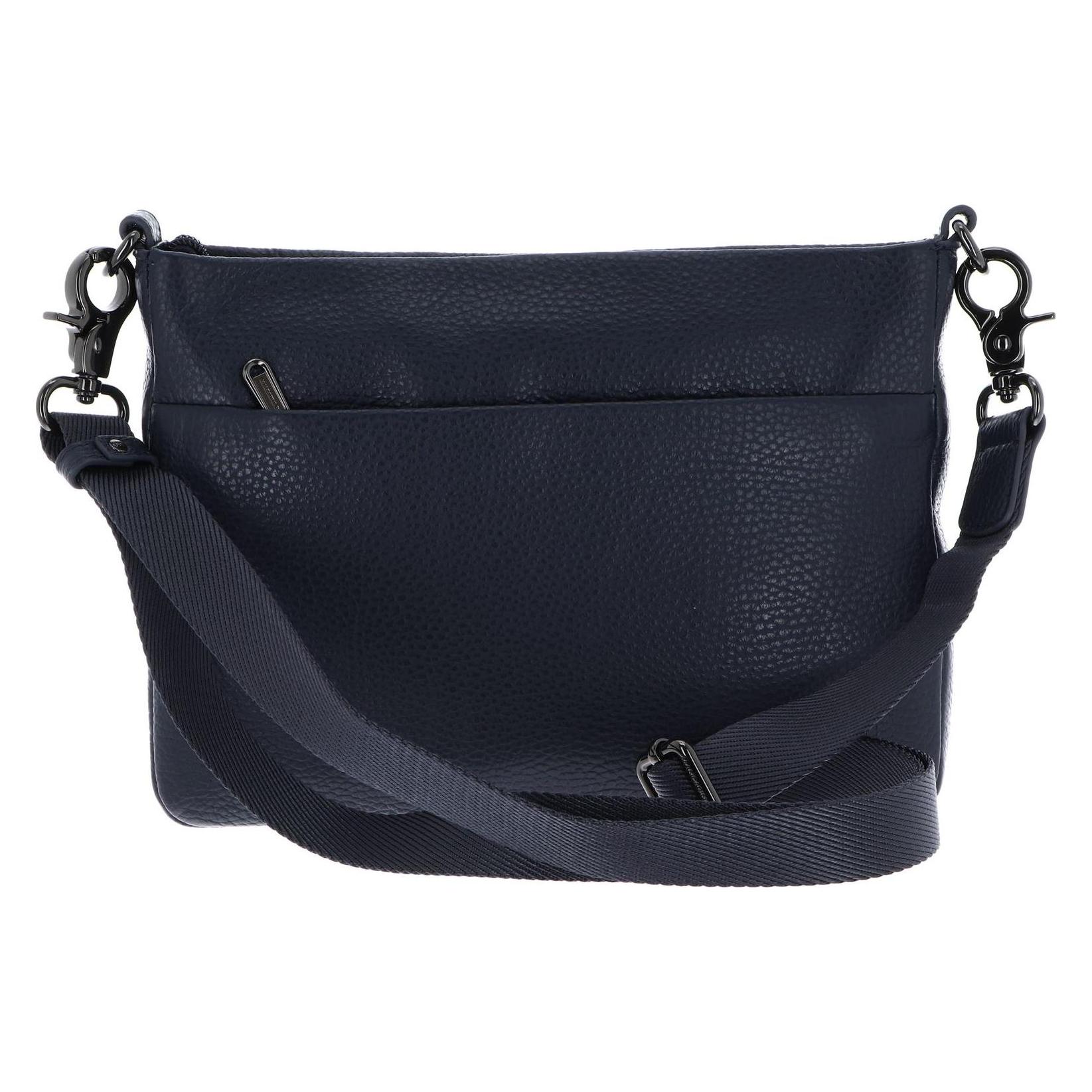 Mandarina Duck, Damen, Handtasche, Mellow Leather Crossover Bag, Blau
