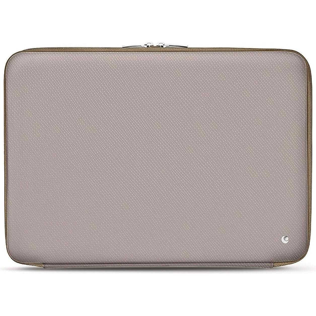 Noreve Lederhülle, Notebooktasche, Beige