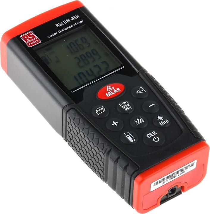 Actual product image RS PRO 35m Distance Meter (35 m, 635 nm)