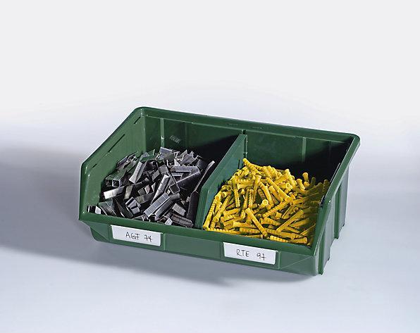 Actual product image kaiserkraft Open fronted storage bins made of polypropylene