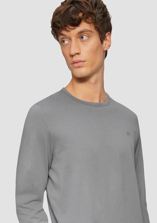 Actual product image S.Oliver T-Shirt Softes Longsleeve aus Jersey mit Logo-Detail (3XL)