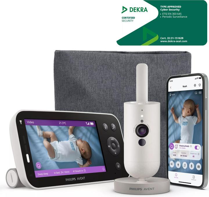 Produktbild Philips Avent Premium Video Connected (Babyphone mit Kamera, 400 m)