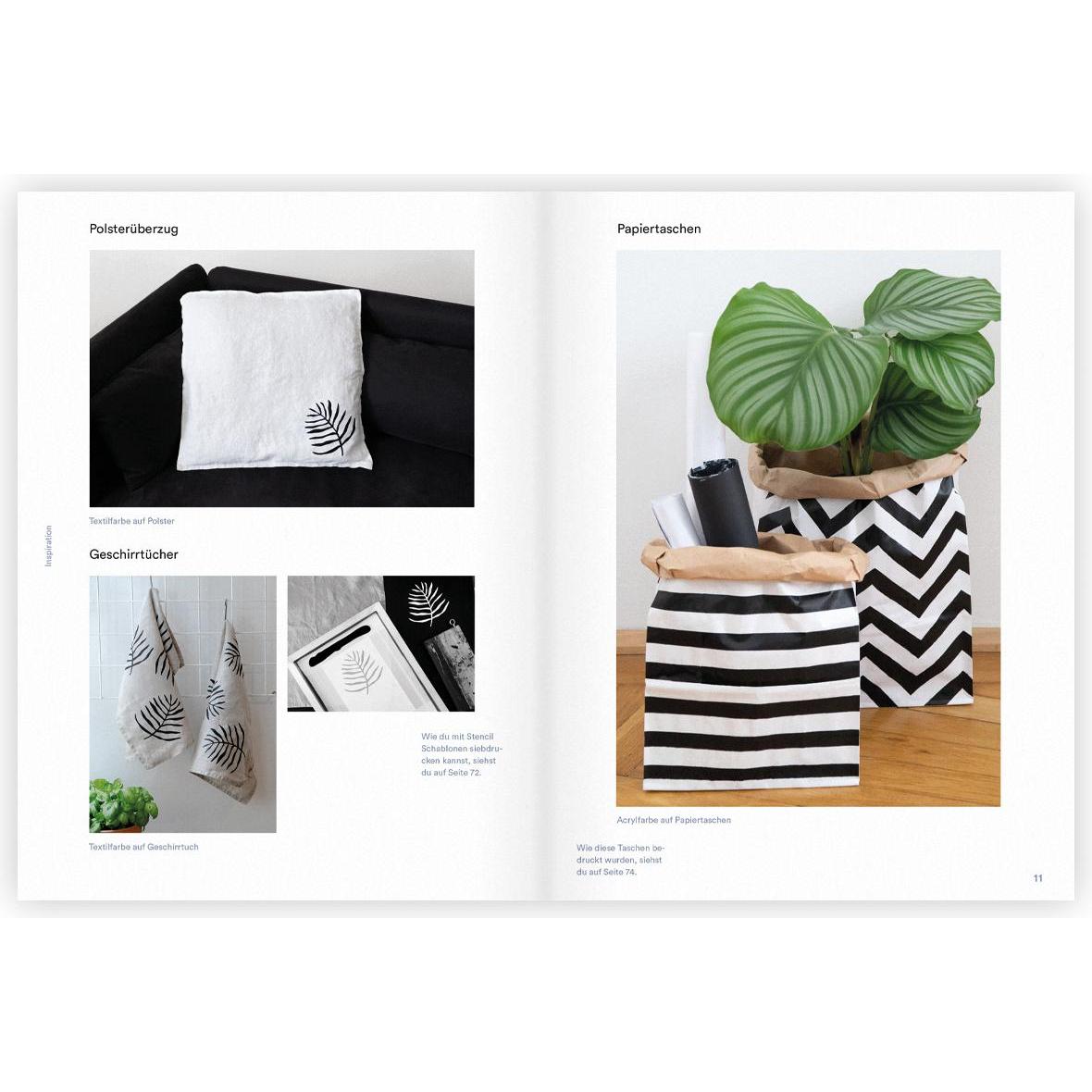 Thumbnail - Siebdruck zu Hause, Ratgeber von Pippa Parragh