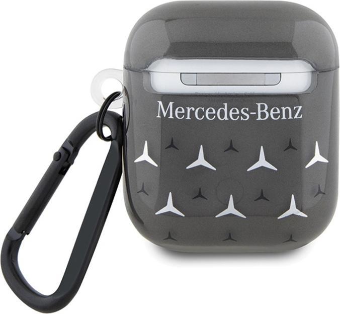 Immagine prodotto Mercedes-Benz Mercedes MEA28DPMGS AirPods 1/2 cover czarny/nero Large Star Pattern (Manicotto per cuffie)