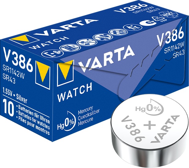 Actual product image Varta 1 Chron V 386 High Drain (1 pcs., SR43, 115 mAh)