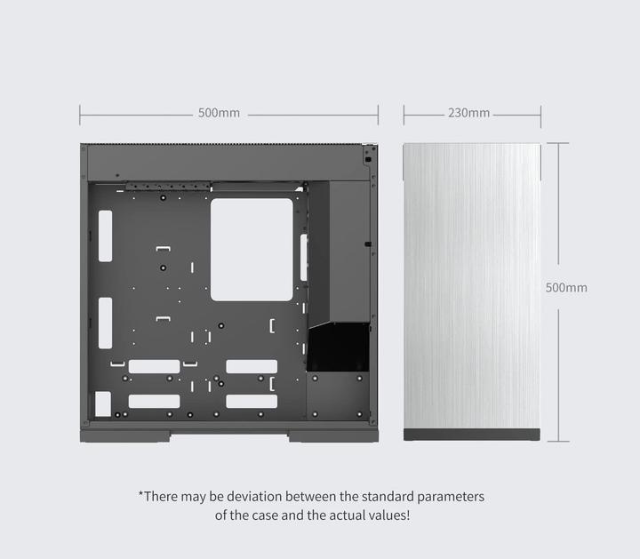 Actual product image Geometric Future Future M8 Dharma Mid tower Pc behuizing, verticaal luchtkanaalontwerp, USB 3.1 type C, GEO-M8-DHA (ATX, E-ATX, mATX, Mini-ITX)