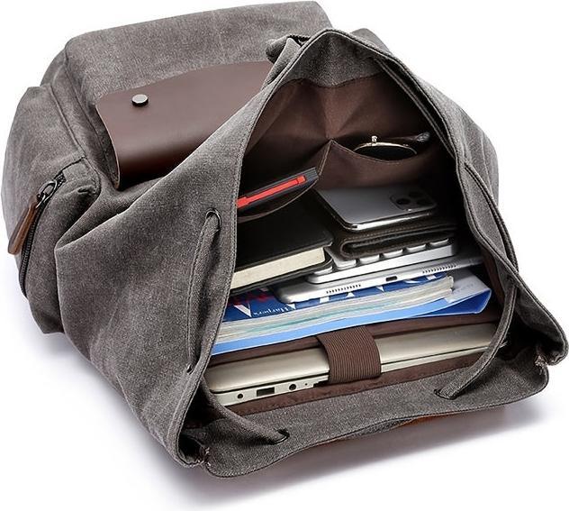 Produktbild Only-Bags.Store Trendy Retro Canvas Computer Tasche Rucksack, Student School Bag, Retro Casual Backpack, Strong