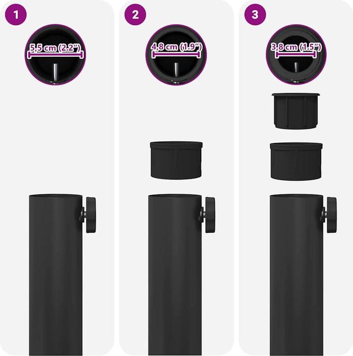 Produktbild vidaXL Sonnenschirmständer