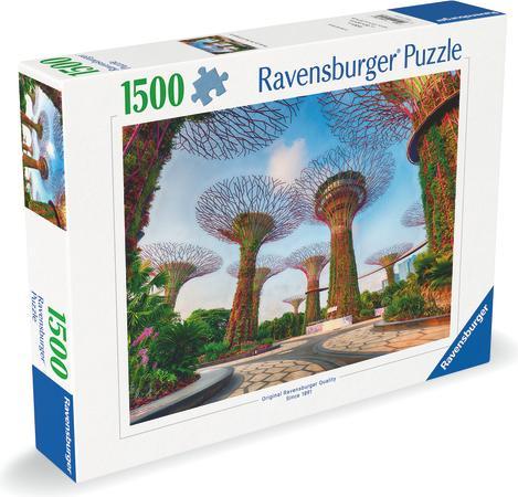 Actual product image Ravensburger Puzzle 12001396 - Garden by the Bay at Singapore - 1500 piece jigsaw puzzle for adults (1500 pieces)