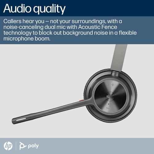 Actual product image Poly 4320 Teams (USB-A/C), No Stand (Wireless, USB-A)