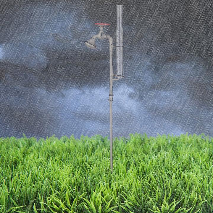 Produktbild Relaxdays Regenmesser Wasserhahn