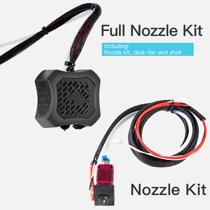Actual product image Creality Ender-3 V2 Full Nozzle Kit (Replacement parts)